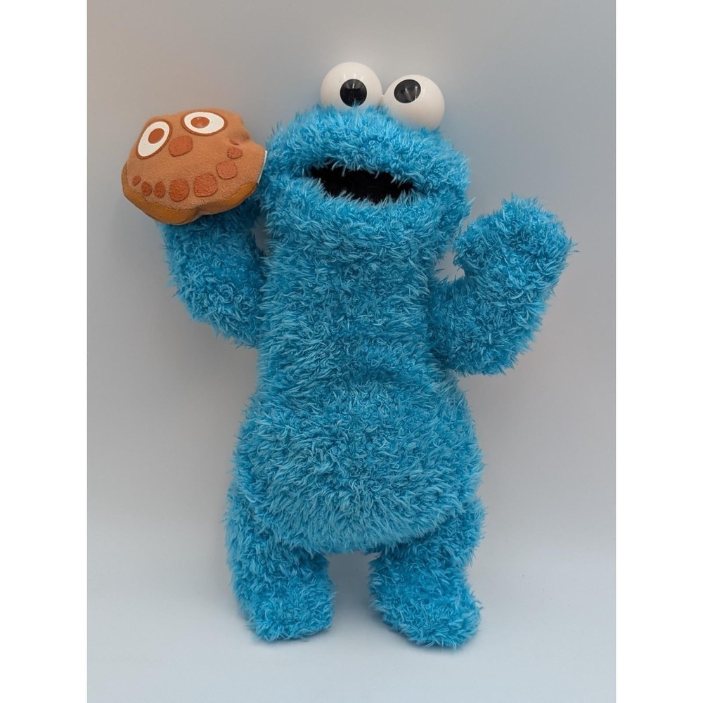 Applause Sesame Street Cookie Monster‎ Plush 2000 13 Inch Stuffed Animal Toy